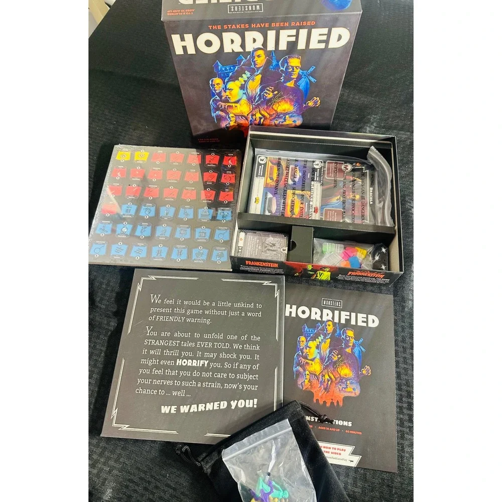 Horrified Universal Studios Monsters Board Game Ravensburger 2019 NEW Complete
